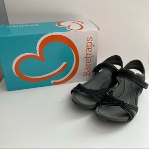 BareTraps Black Sport Sonya Sandal